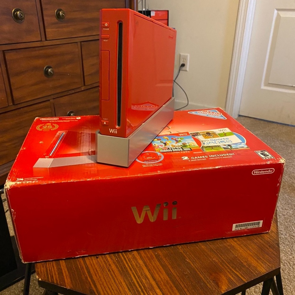 wii red console - 25th anniversary limited edition